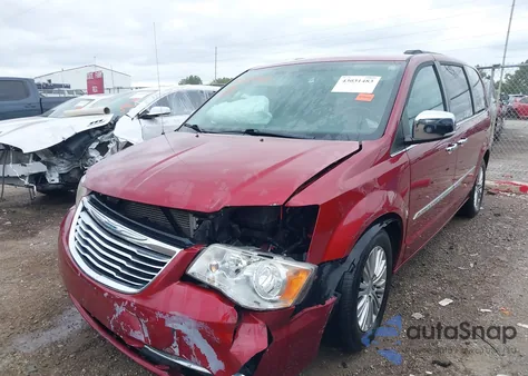 2013 Chrysler Town & Country Touring-L from USA, damaged, VIN 2C4RC1CG4DR779685